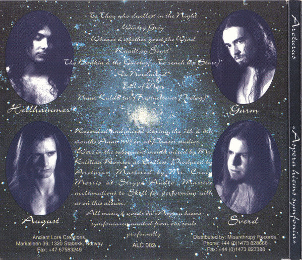 Arcturus (2) : Aspera Hiems Symfonia (CD, Album, Dig)