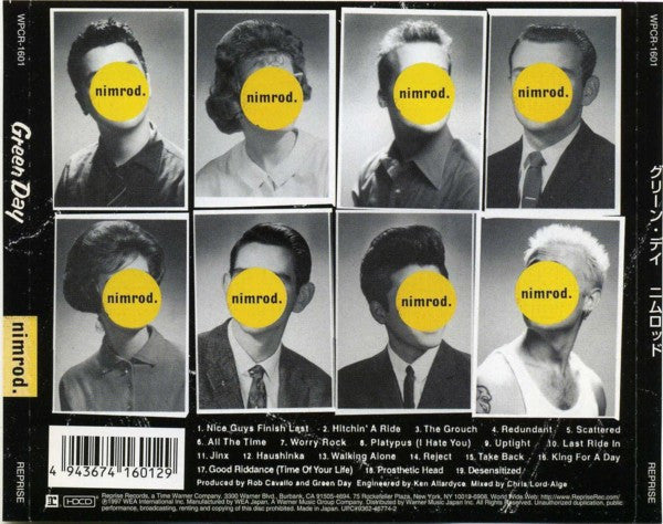 Green Day : Nimrod. (HDCD, Album)