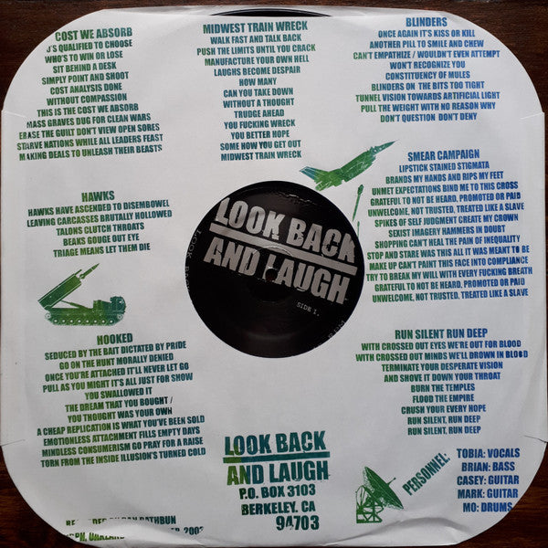 Look Back And Laugh : Look Back And Laugh (12", RP)