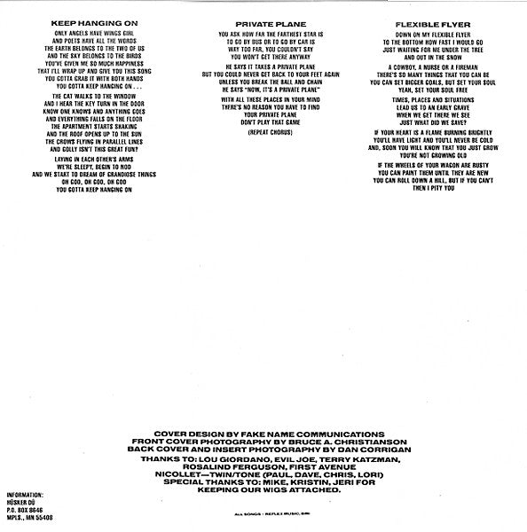 Hüsker Dü : Flip Your Wig (LP, Album)