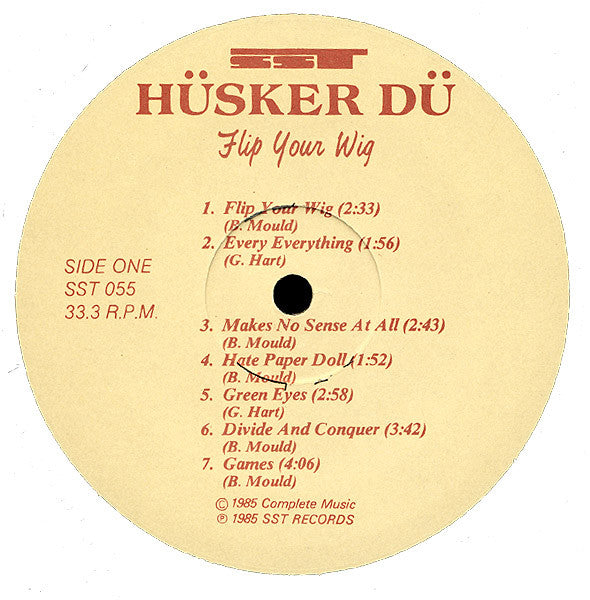 Hüsker Dü : Flip Your Wig (LP, Album)