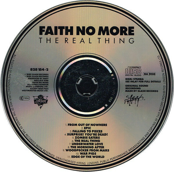 Faith No More : The Real Thing (CD, Album)