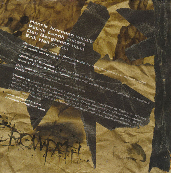 Crowpath : Son Of Sulphur (CD, Album)