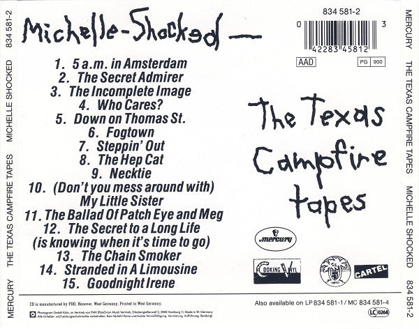 Michelle Shocked : The Texas Campfire Tapes (CD, Album)
