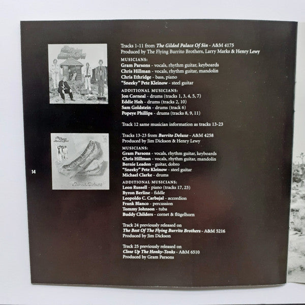 The Flying Burrito Bros : Sin City The Very Best Of The Flying Burrito Bros (CD, Comp, RE)
