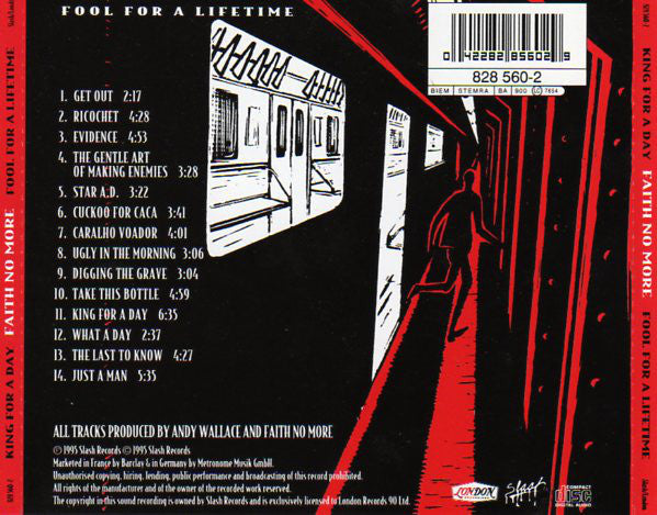 Faith No More : King For A Day Fool For A Lifetime (CD, Album)