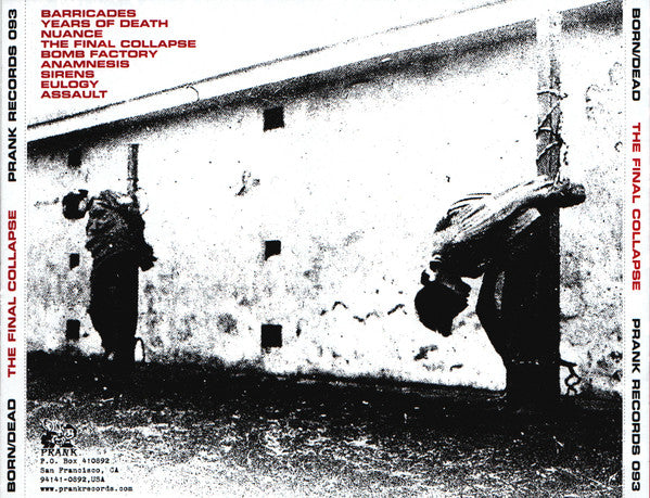 Born/Dead : The Final Collapse (CD, Album)