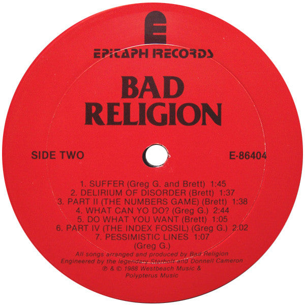 Bad Religion : Suffer (LP, Album, RP)