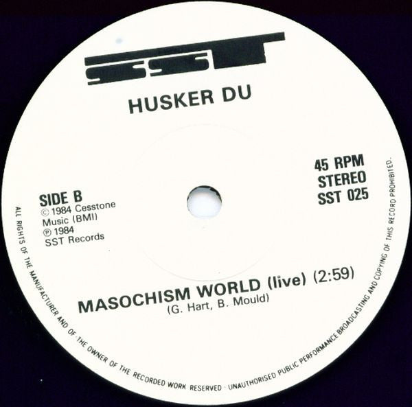 Hüsker Dü : Eight Miles High (7", Single)