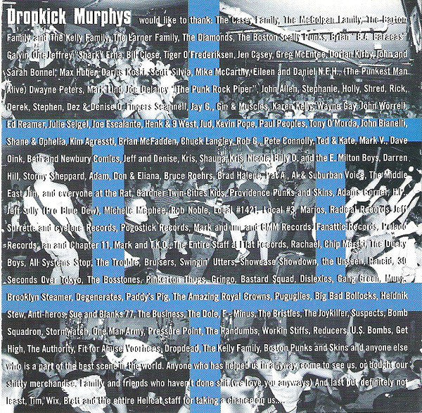 Dropkick Murphys : Do Or Die (CD, Album, Dig)
