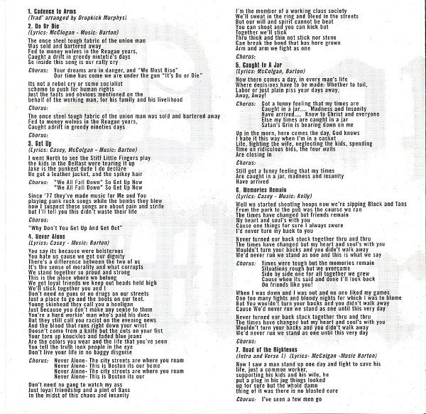 Dropkick Murphys : Do Or Die (CD, Album, Dig)