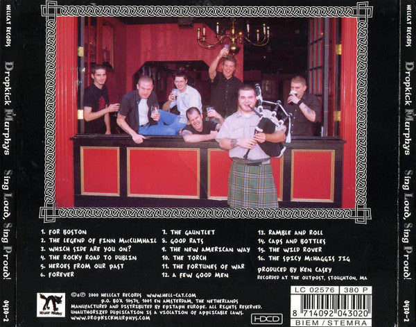 Dropkick Murphys : Sing Loud, Sing Proud! (HDCD, Album, Dig)