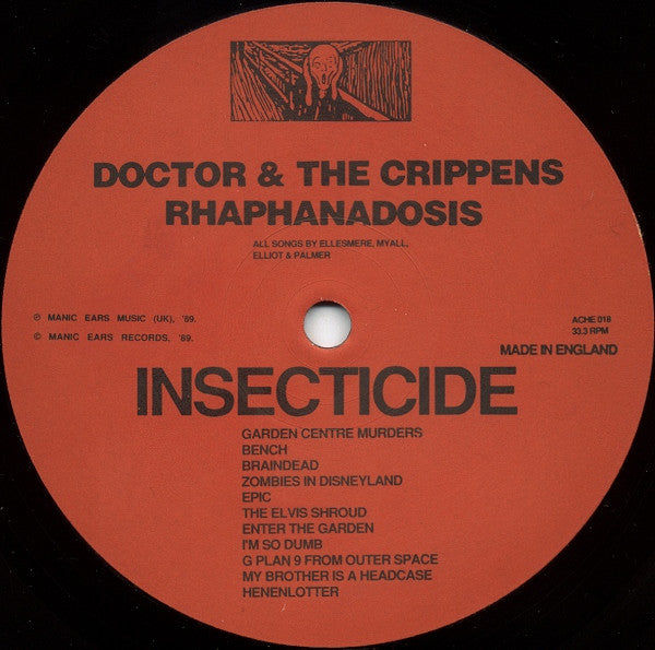 Doctor & The Crippens* : Rhaphanadosis (LP, Album)