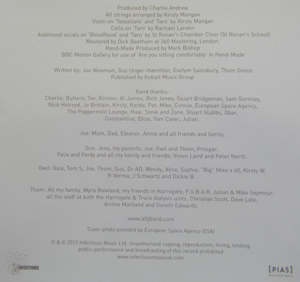 alt-J : An Awesome Wave (CD, Album)