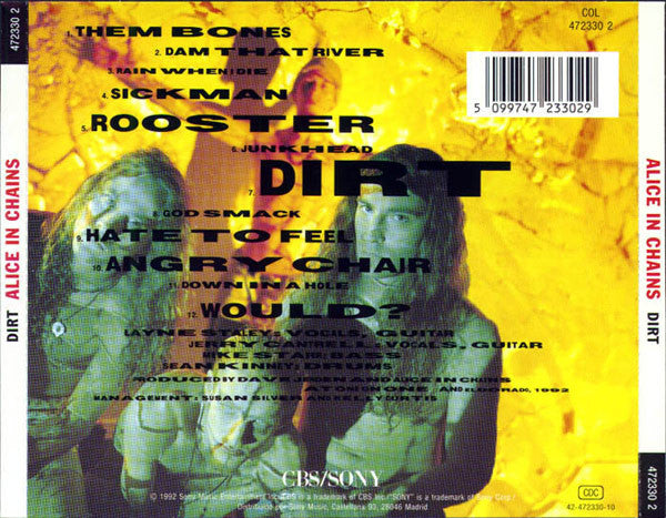 Alice In Chains : Dirt (CD, Album)