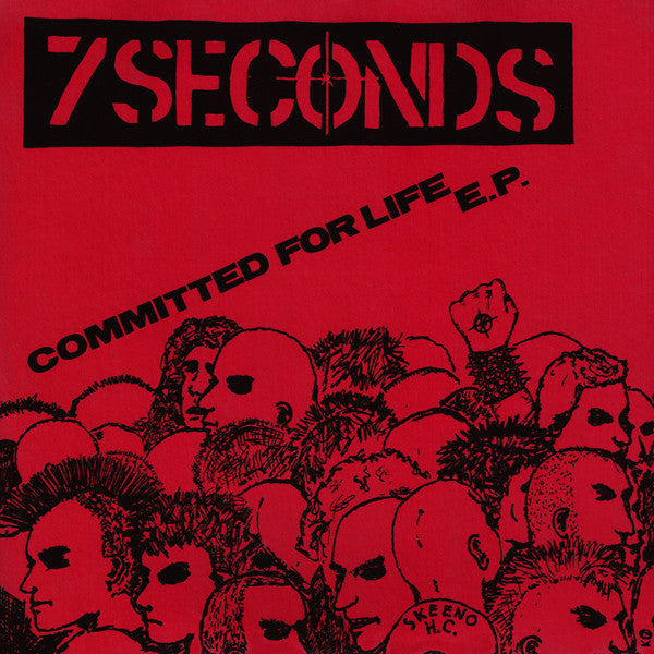 7 Seconds : Committed For Life E.P. (7", EP)