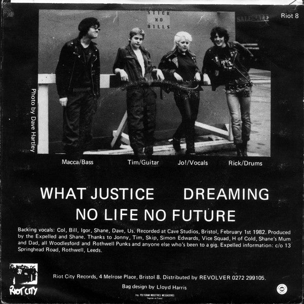 The Expelled : No Life No Future (EP) (7", EP)