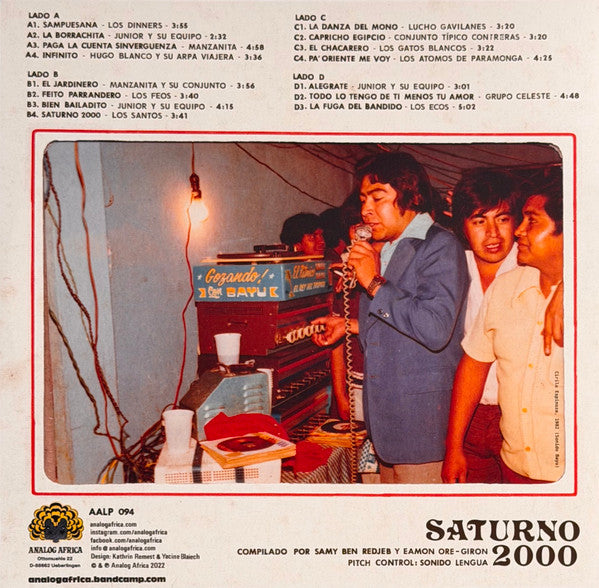 Various : Saturno 2000 (La Rebajada De Los Sonideros 1962​-​1983) (2xLP, Comp, RE, RP)