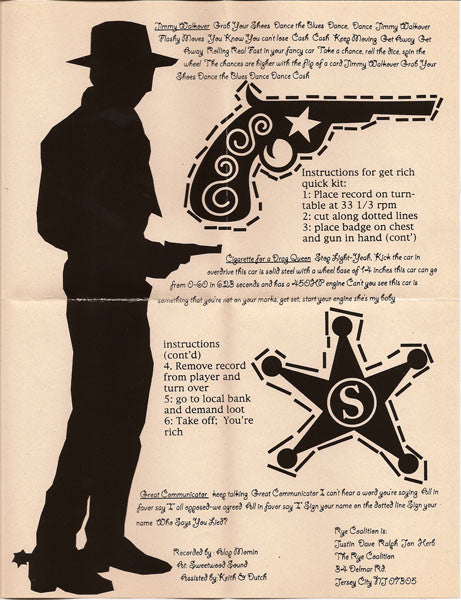 Rye And The Coalition* : New Sheriff In Town (7")