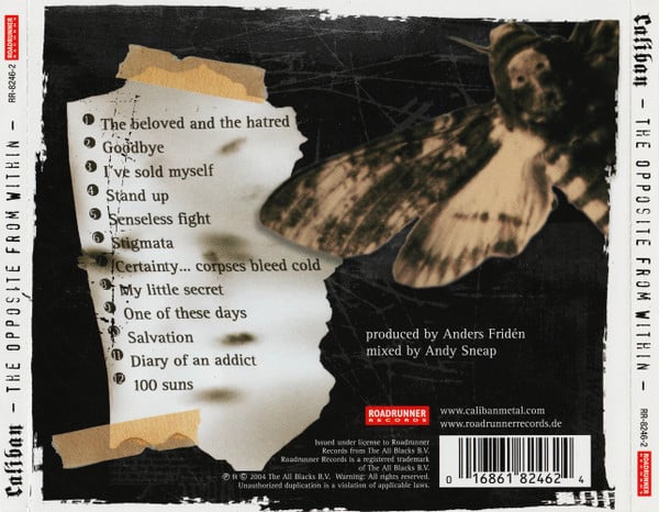 Caliban : The Opposite From Within (CD, Album)