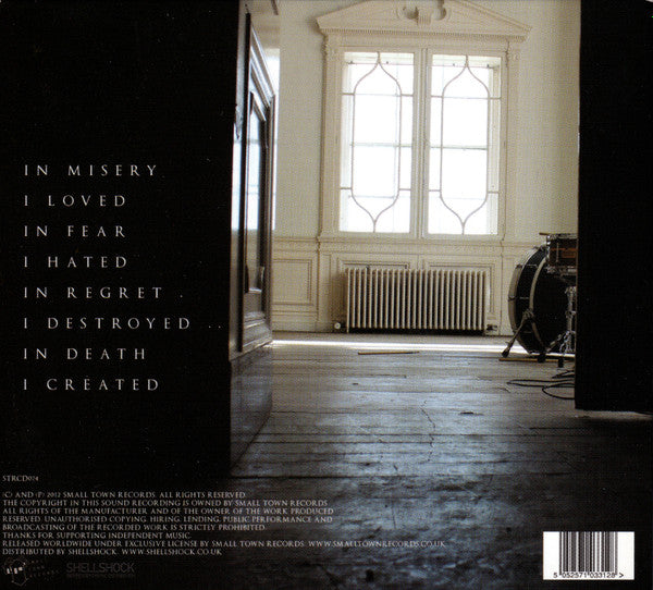 The Elijah : I Loved I Hated I Destroyed I Created (CD, Album)