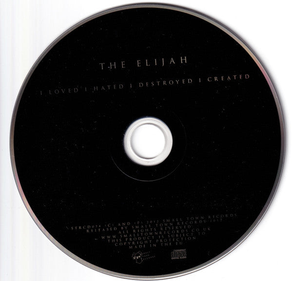 The Elijah : I Loved I Hated I Destroyed I Created (CD, Album)