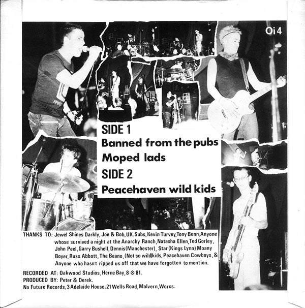 Peter & The Test Tube Babies* : Banned From The Pubs (7", Single)