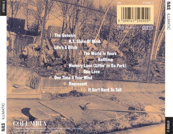 Nas : Illmatic (CD, Album, RP)