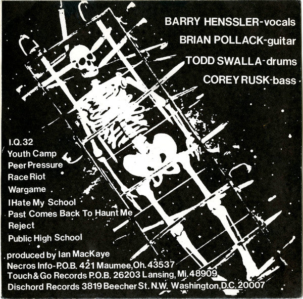 Necros (2) : I.Q. 32 (7", EP, RP, Tan)