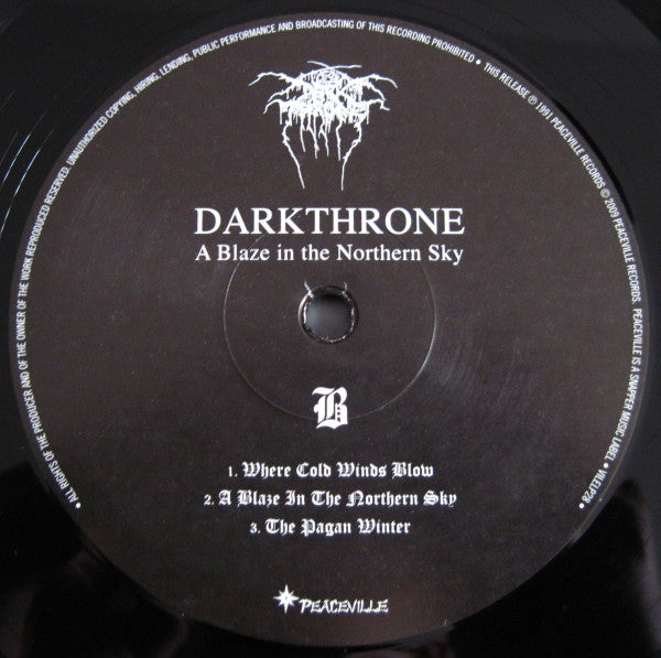 Darkthrone : A Blaze In The Northern Sky (LP, Album, RE, RP)