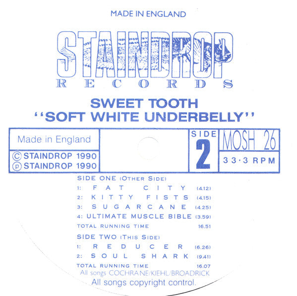 Sweet Tooth : Soft White Underbelly (LP, MiniAlbum)
