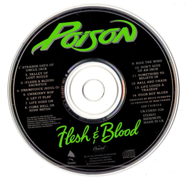 Poison (3) : Flesh & Blood (CD, Album)