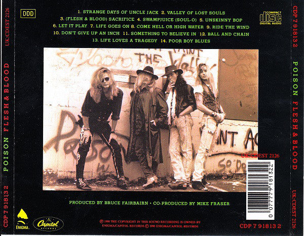 Poison (3) : Flesh & Blood (CD, Album)
