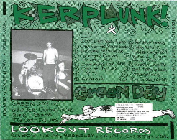 Green Day : Kerplunk (CD, Album)