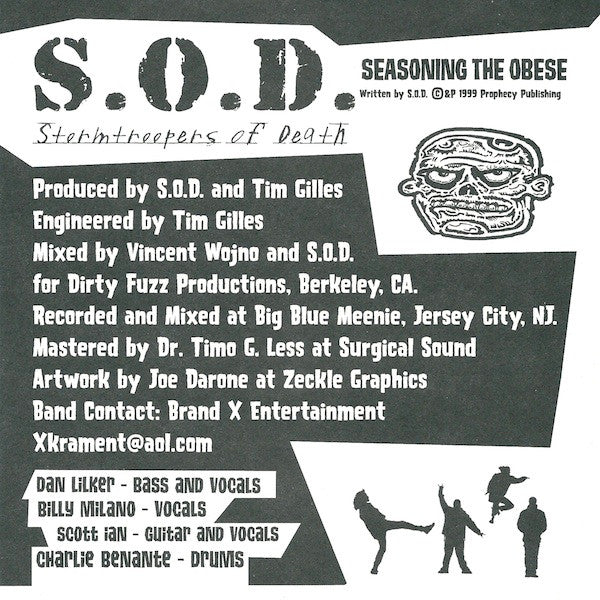 Stormtroopers Of Death / Yellow Machinegun : Seasoning The Obese / Yellow Machinegun (7", Single, Yel)