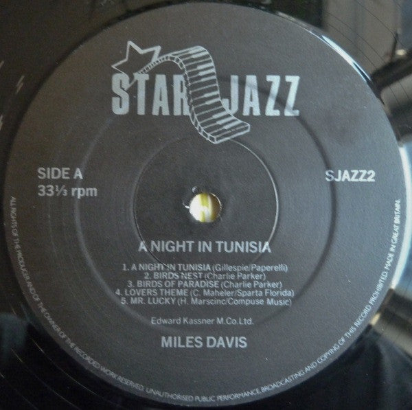 Miles Davis : A Night In Tunisia (LP, Comp)