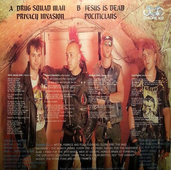 The Exploited : Jesus Is Dead EP (12", EP)