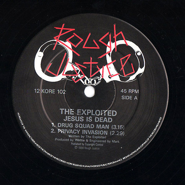 The Exploited : Jesus Is Dead EP (12", EP)