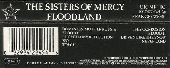 The Sisters Of Mercy : Floodland (Cass, Album, Bla)