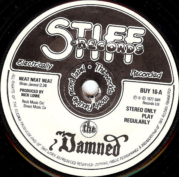 The Damned : Neat Neat Neat (7", Single, Isl)