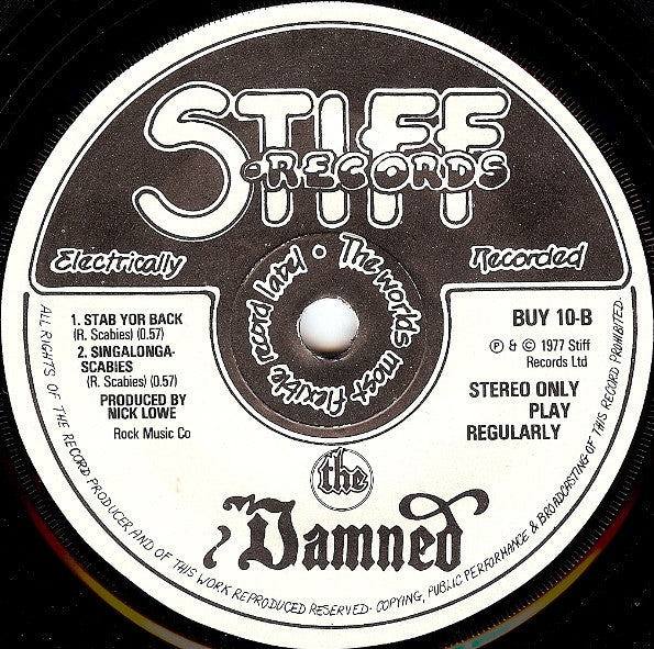 The Damned : Neat Neat Neat (7", Single, Isl)