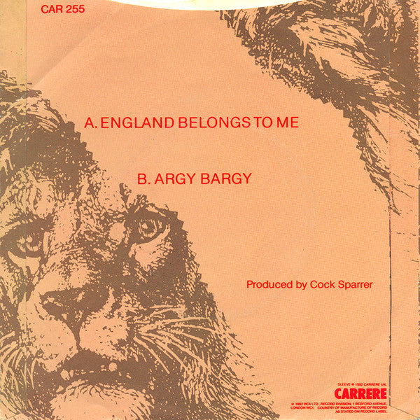 Cock Sparrer : England Belongs To Me (7")