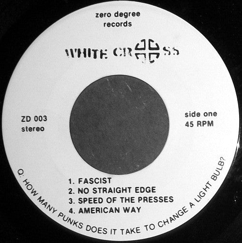 White Cross : Fascist (7", EP)