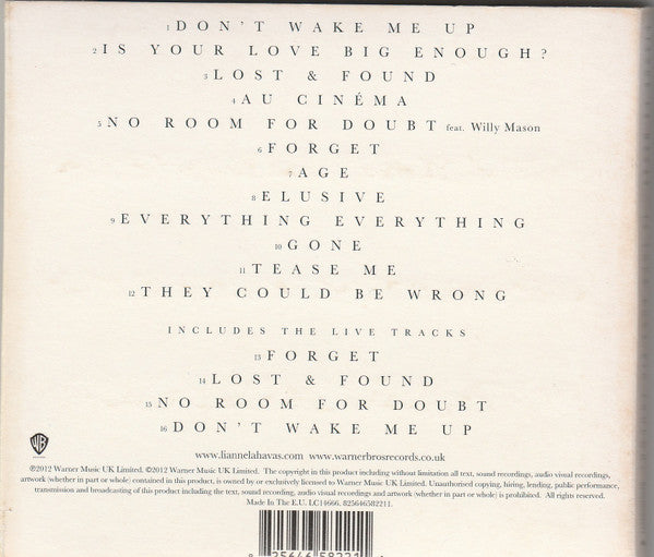 Lianne La Havas : Is Your Love Big Enough? (CD, Album, Ltd, Sof)