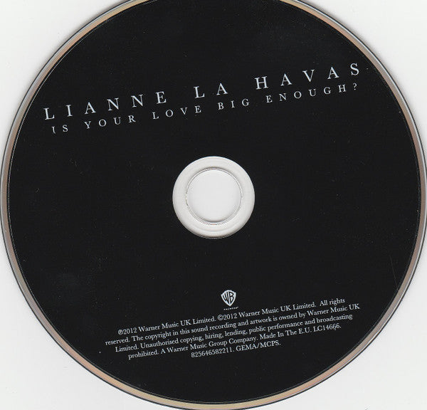 Lianne La Havas : Is Your Love Big Enough? (CD, Album, Ltd, Sof)