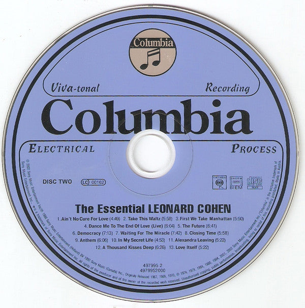 Leonard Cohen : The Essential Leonard Cohen (2xCD, Comp)