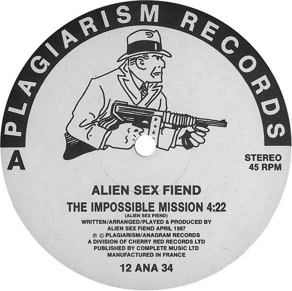 Alien Sex Fiend : The Impossible Mission (12", Single)