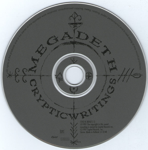 Megadeth : Cryptic Writings (HDCD, Album)