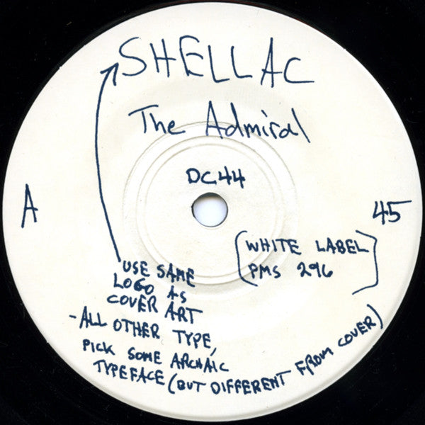 Shellac : The Bird Is The Most Popular Finger (7", Single)