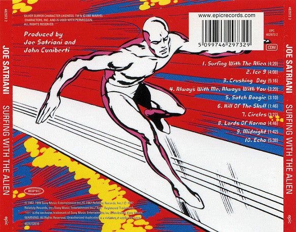 Joe Satriani : Surfing With The Alien (CD, Album, RE, RM)